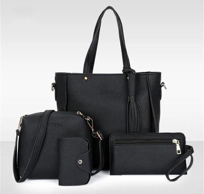 4 In 1 Handbag - Black