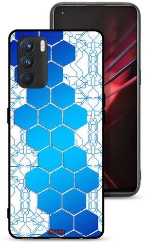 Oppo K9 Pro Protective Case Cover Honeycomb Hexagon Icon Networks