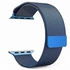 Generic Fully Magnetic Closure Clasp Stainless Steel Bracelet Strap For 42mm IWatch Series 3 2 1-Blue