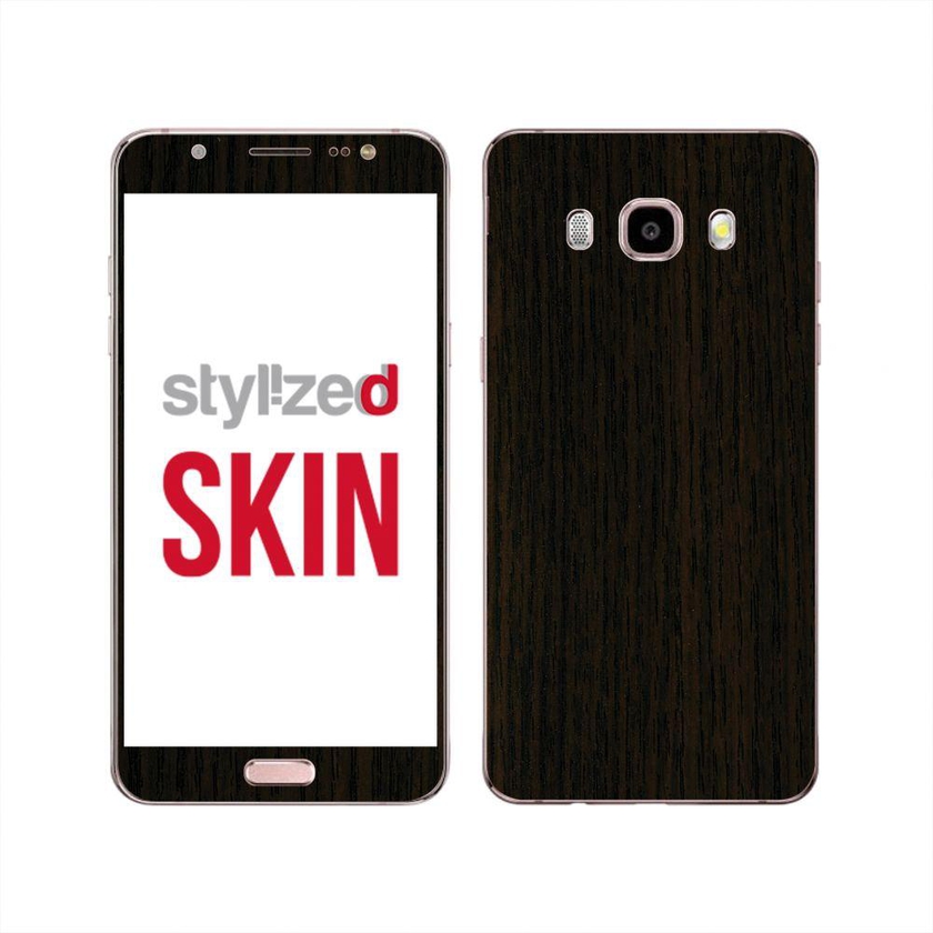 Stylizedd Vinyl Skin Decal Body Wrap for Samsung Galaxy J7 (2016) - Wood Dark Tamo