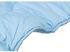 A set of 100% cotton quilt, plain blue, 1 pillowcase and 1 pillow case from Al Mamoun