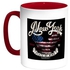 New York Printed Coffee Mug Red/White 11ounce