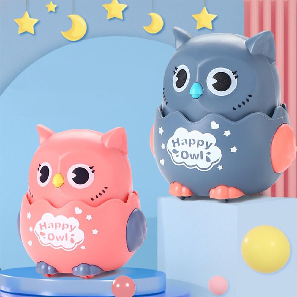 Owl Driving Baby Toddler Early Development Pet Cat Toys Push Pull