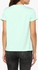 Mint Green Embroidered Detail T-Shirt