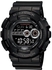 Casio G-Shock Men's Black Digital Dial Black Resin Band Watch [GD-100-1B]