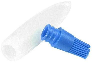 Silicone Travel Bottles With Facial Brush Blue