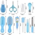 10pcs -Newborn Baby Nail Care Set with Comb and Hair Brush, Baby Health Care Accessories Complete Set .