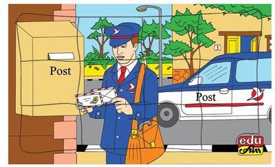 EduFun I Want To Be A Postman Puzzle - 12 Pcs