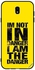 Protective Case Cover For Samsung Galaxy J7 Pro I Am Not In Danger I Am The Danger