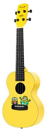 جيتار خشبي باللون الأصفر