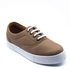 SHOES CLUB Canvas Lace Up Sneakers - Beige