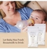 YOUHA Breastmilk Storage Bags Milk Storing Bags for Breastfeeding 180ml/6oz Capacity Pre-Sterilized BPA Free Double Zipper Seal Leak-Proof, Pack of 50pcs