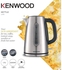 Kenwood غلاية كهربائية من كينوود مصنوعة من الستانلس ستيل - لاسلكية - 1.7 لتر - 2200 وات أسود/ فضي ZJM10.000SS