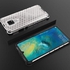For Huawei Mate 20X , Shockproof Honeycomb Pattern Phone Case Cover - Transparent