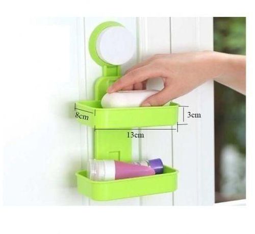 Double Soap Holder/Box -2 Layers Wall Mounted