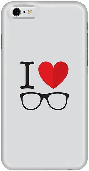 Stylizedd  Apple iPhone 6 Premium Slim Snap case cover Matte Finish - I love glasses  I6-S-150