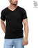 AGU Basic V-Neck T-Shirt - Black