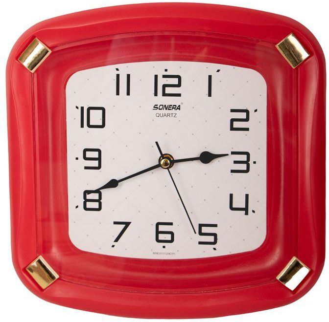 Sonera 5111 Analog Wall Clock - Red