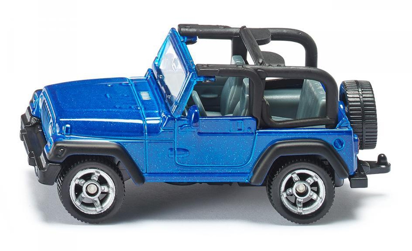 Siku Jeep Wrangler - Metal + Plastic Parts (Blue)
