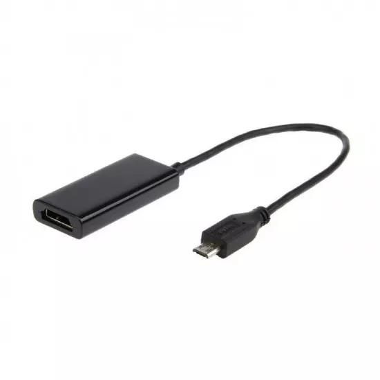 Gembird adapter MHL (M) - HDMI (F) + microUSB (BF, 11pin), 16cm | Gear-up.me