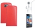 Samsung Galaxy S2 I9100 Flip Case Package - Red [BCO845]