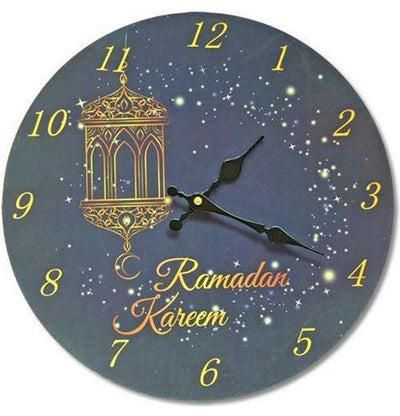 Muslim Islam Mdf Decorative Clock Electronic Clock Frameless Clock Multicolour
