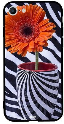 Skin Case Cover -for Apple iPhone 6s Sunflower in Zebra Background Sunflower in Zebra Background