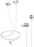 Havit Havit E303P In-Ear Earphone, White, Wired