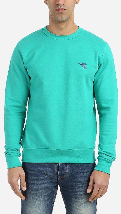 Diadora Solid Sweatshirt - Aqua Green