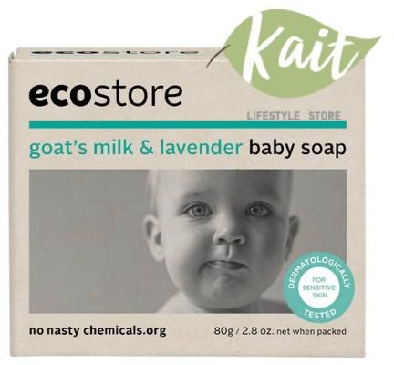 ECOSTORE Goat's Milk &amp; Lavender Baby Soap (80g)
