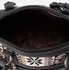 Genuine Ikat Bag Hand Bag - Black & Beige