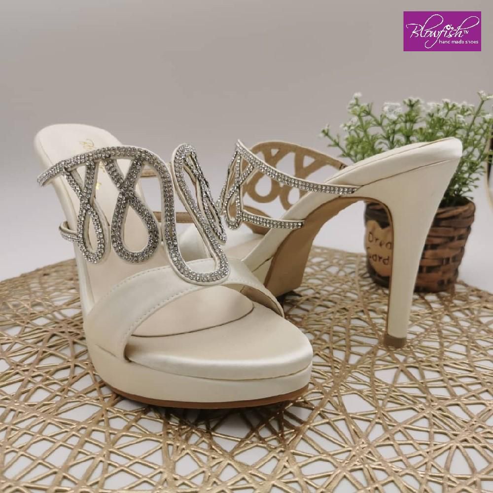 Blowfish-heels Diana High Heel Platform - 7 Sizes (White)