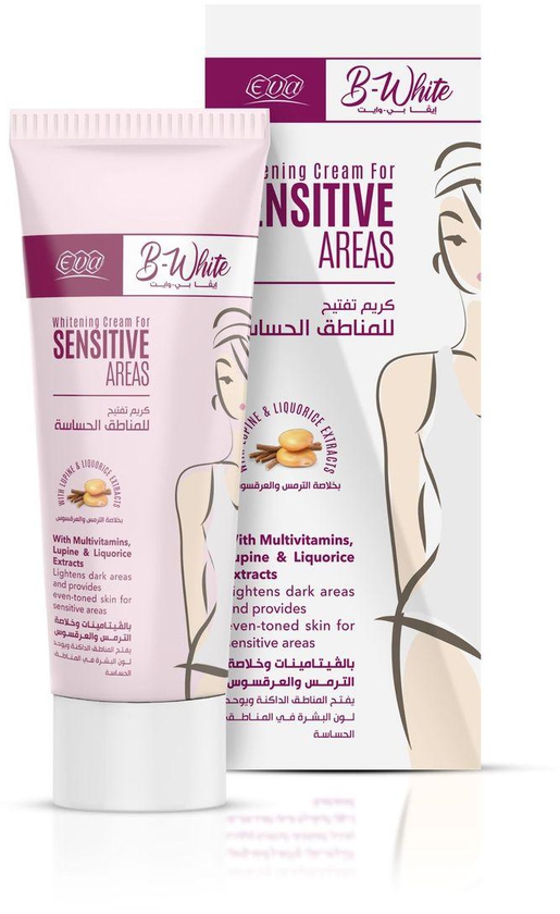 Eva B-White Whitening Cream For Senstive Areas 50 gm