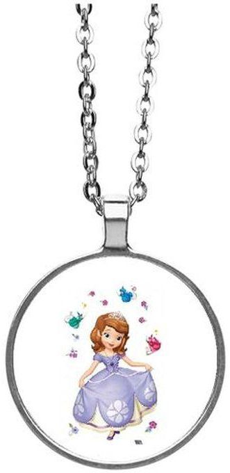 Gift neck chain with Sofia the first cartoon character