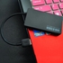 Ultra-thin 4-port USB3.0 HUB High Speed Indicator Light USB Hub Laptop-black-