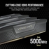 كورسير ذاكرة رام DDR5 سعة 32GB (2×16GB) 6000MHz CL36 متوافقة مع انتل اكس ام بي اي كيو من فينجانس - اسود (CMK32GX5M2E6000C36)