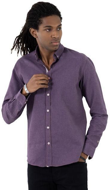 Clever Shirt Cotton Purple