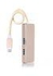 Suntaiho Prtable USB 3.1 Type C to 2 USB 3.0 Hub Adapter Pink
