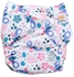 Mix&Max Waterproof Baby Washable Diapers Printed Shapes For Girls-Multicolor