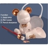 Multi Functional Teddy Bear Table Lamp With Pen Holder , Pencil Sharpener.1 Pcs.pink