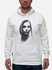 Printed Fading Beauty Hoodie - White