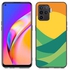 OKTEQ TPU Protection and Hybrid Rigid Clear Back Cover Case Saudi Background for Oppo A94 4G / F19 Pro / Reno5 Lite