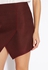 Wrap Airtex Mini Skirt