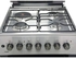 Mika  MST6131HI/TR4 Standing Cooker, 60cm X 60cm, 3 + 1, Electric Oven, Half Inox 