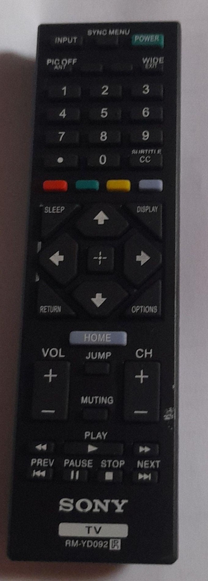 Sony Replacement Remote Control For Tv