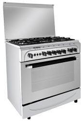 Fresh Moderno Gas Cooker, 5 Burners, Stainless Steel - 2032
