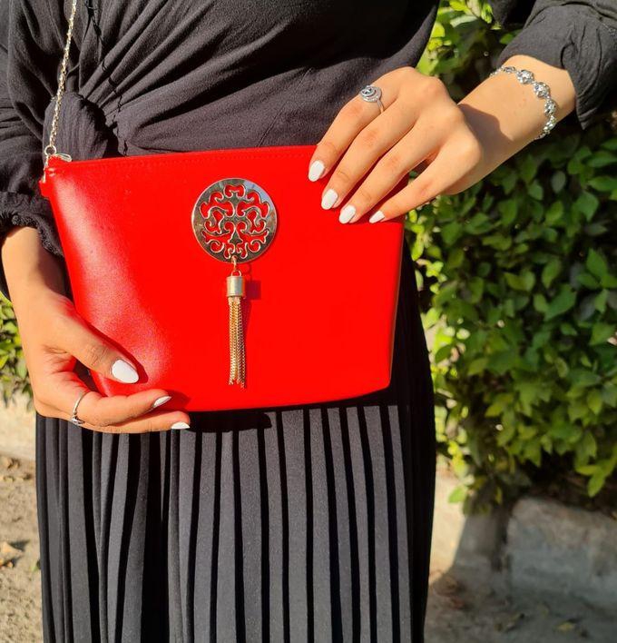 Women Top Handbag And Cross Body Bag Fashion-red