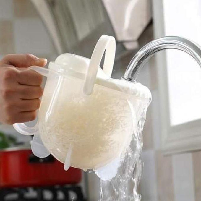 Rice Washing Flask-helps Rinse The Rice Without It Falling Out Of The Flask