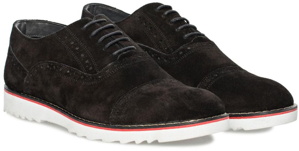 Zeribo AYK-601-601-6 Oxford Shoes for Men - 40 EU, Black