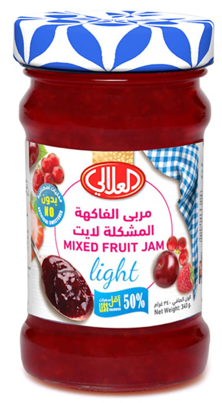 Al alali light mixed fruit jam 340 g